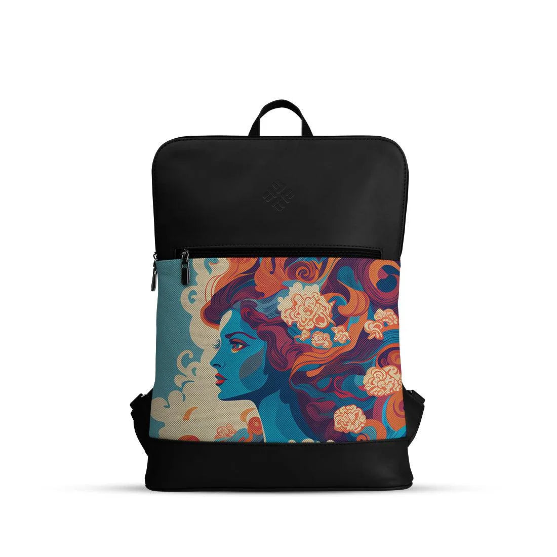 Black Orbit Laptop Backpack Sky Queen - CANVAEGYPT