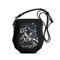 Black Polygon Crossbags Leaves