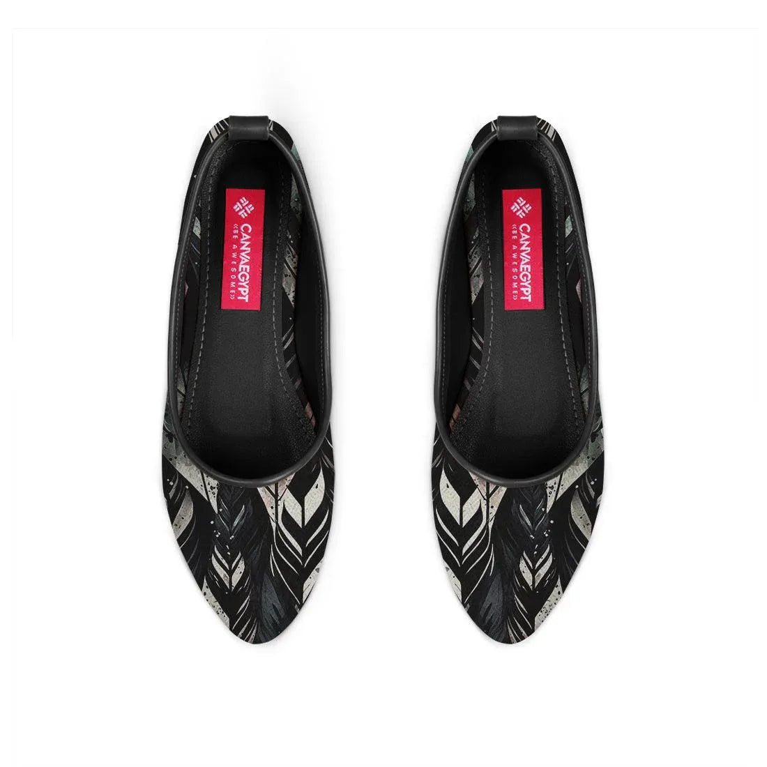 Black Round Toe Shoe Autumn - CANVAEGYPT