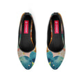 Black Round Toe Shoe Bright Circles