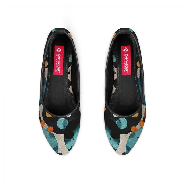 Black Round Toe Shoe Bubbles - CANVAEGYPT