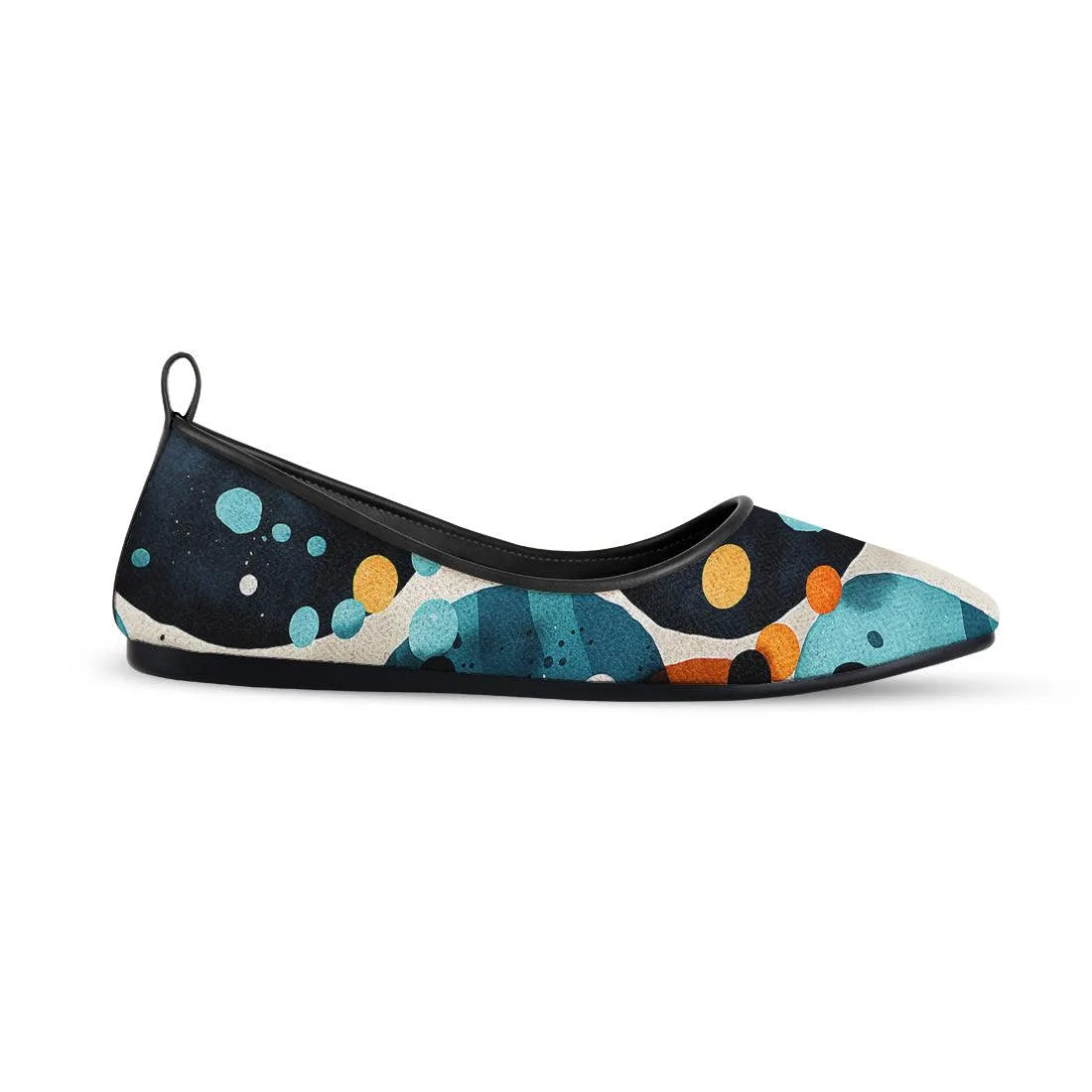Black Round Toe Shoe Bubbles - CANVAEGYPT