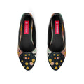 Black Round Toe Shoe Dots