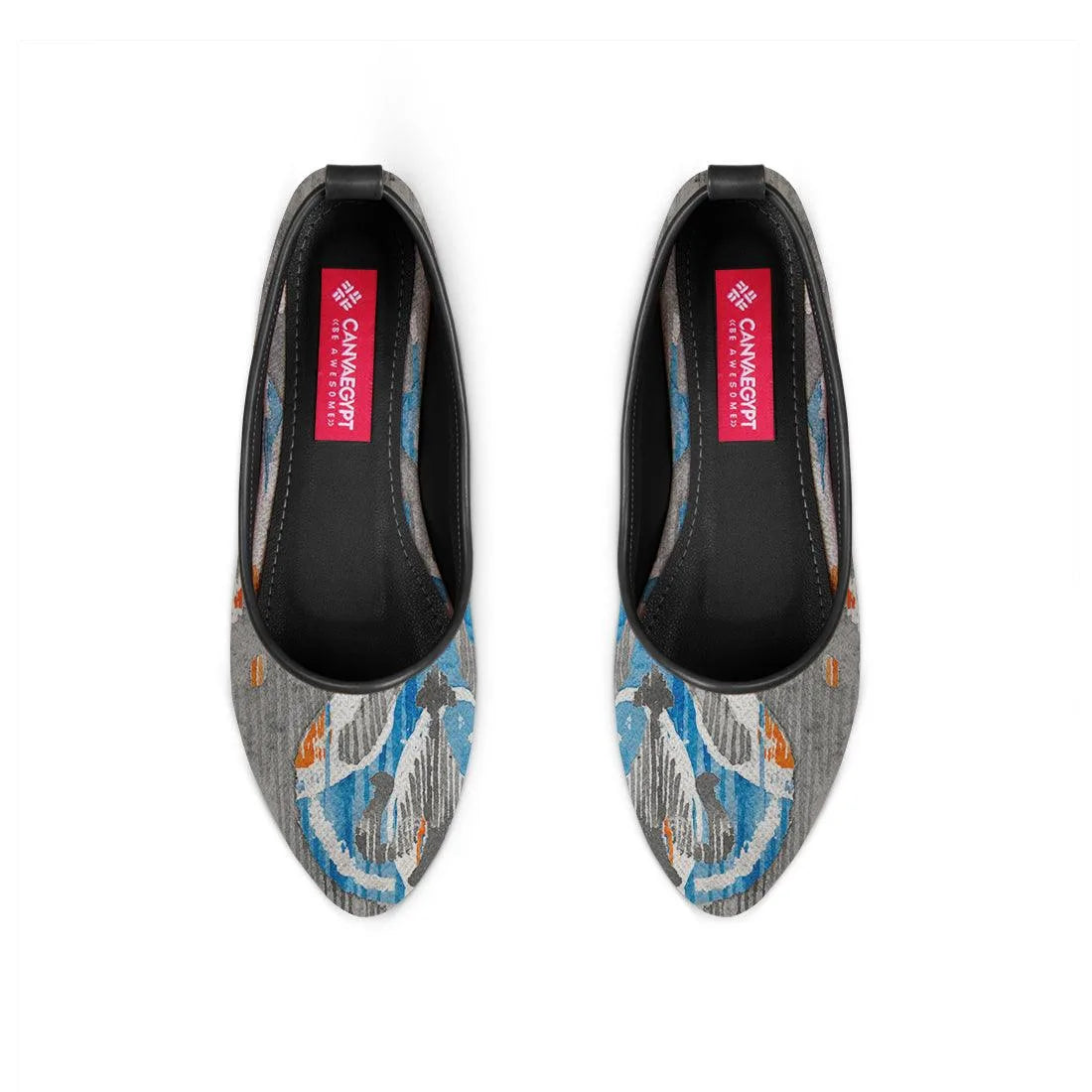 Black Round Toe Shoe Good morning - CANVAEGYPT