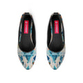 Black Round Toe Shoe Happy blue