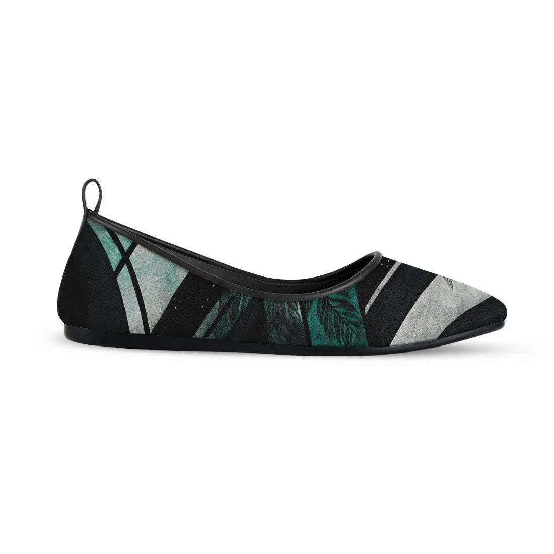 Black Round Toe Shoe Lines - CANVAEGYPT