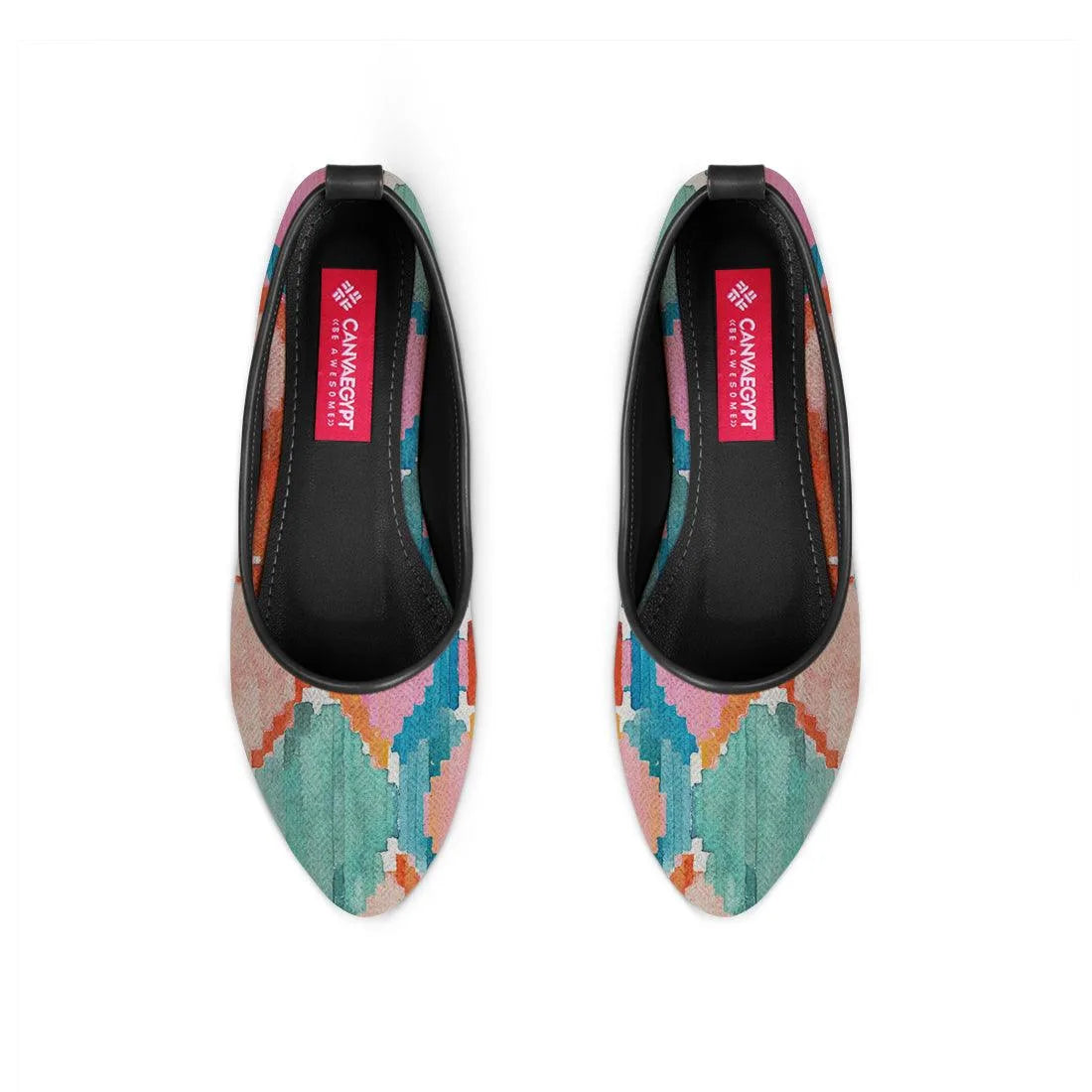 Black Round Toe Shoe Marmalade - CANVAEGYPT