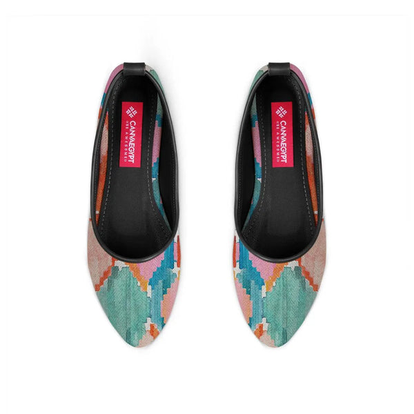 Black Round Toe Shoe Marmalade - CANVAEGYPT