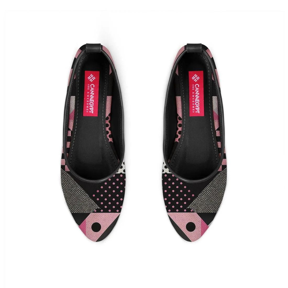 Black Round Toe Shoe Mix - CANVAEGYPT