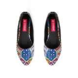 Black Round Toe Shoe Mozaic - CANVAEGYPT