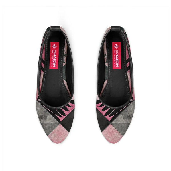 Black Round Toe Shoe Patterns - CANVAEGYPT