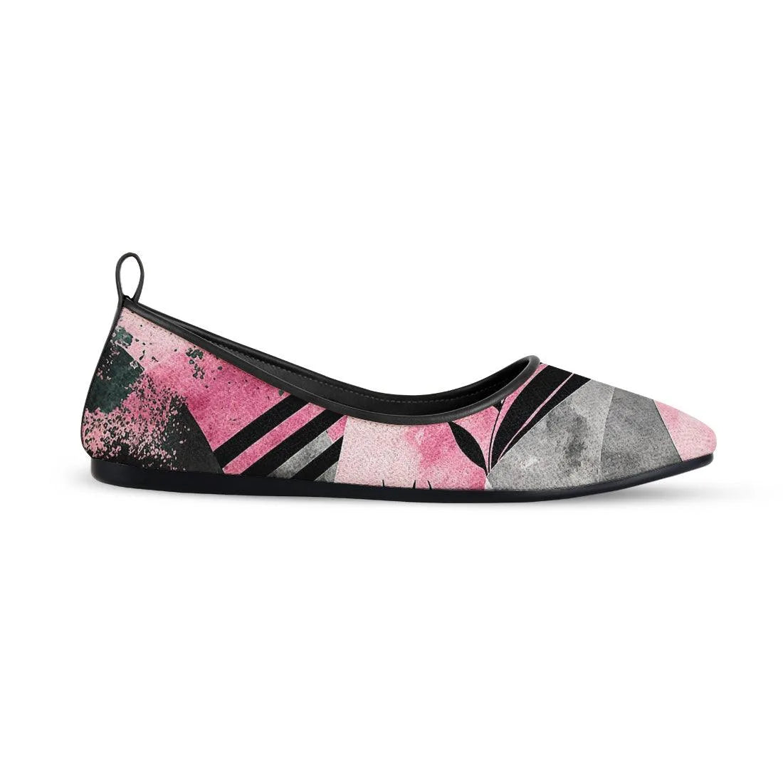 Black Round Toe Shoe Patterns - CANVAEGYPT