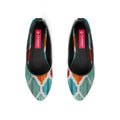 Black Round Toe Shoe Rhombus