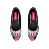 Black Round Toe Shoe Rose quarts - CANVAEGYPT