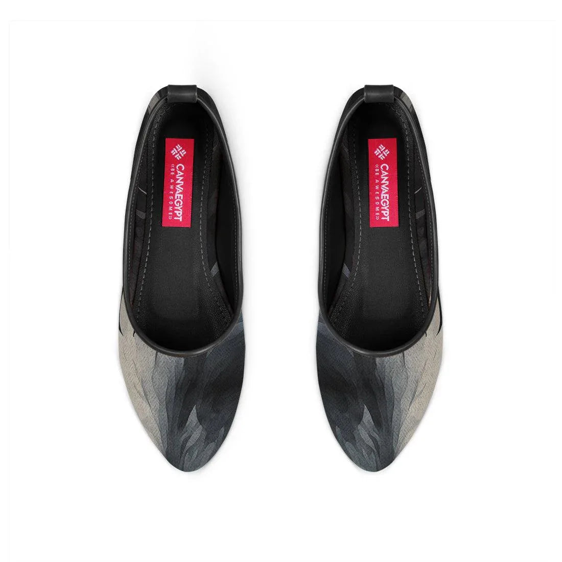 Black Round Toe Shoe Shadow - CANVAEGYPT