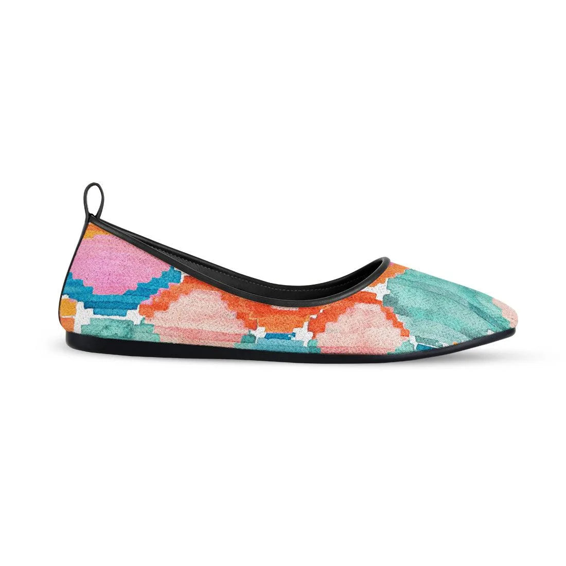Black Round Toe Shoe Marmalade - CANVAEGYPT