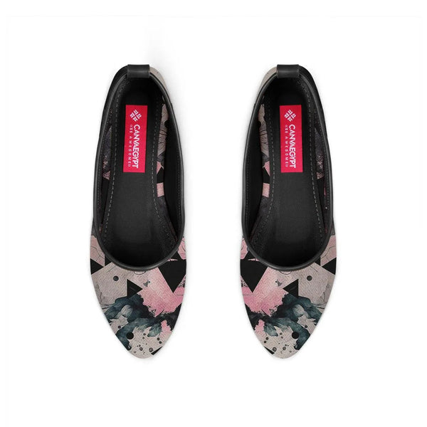 Black Round Toe Shoe Triangles - CANVAEGYPT