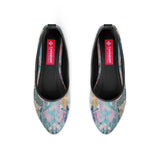 Black Round Toe Shoe Vibrant purple - CANVAEGYPT