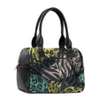 Black Speedy Bag African Spotted