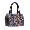 Black Speedy Bag Purple Floral