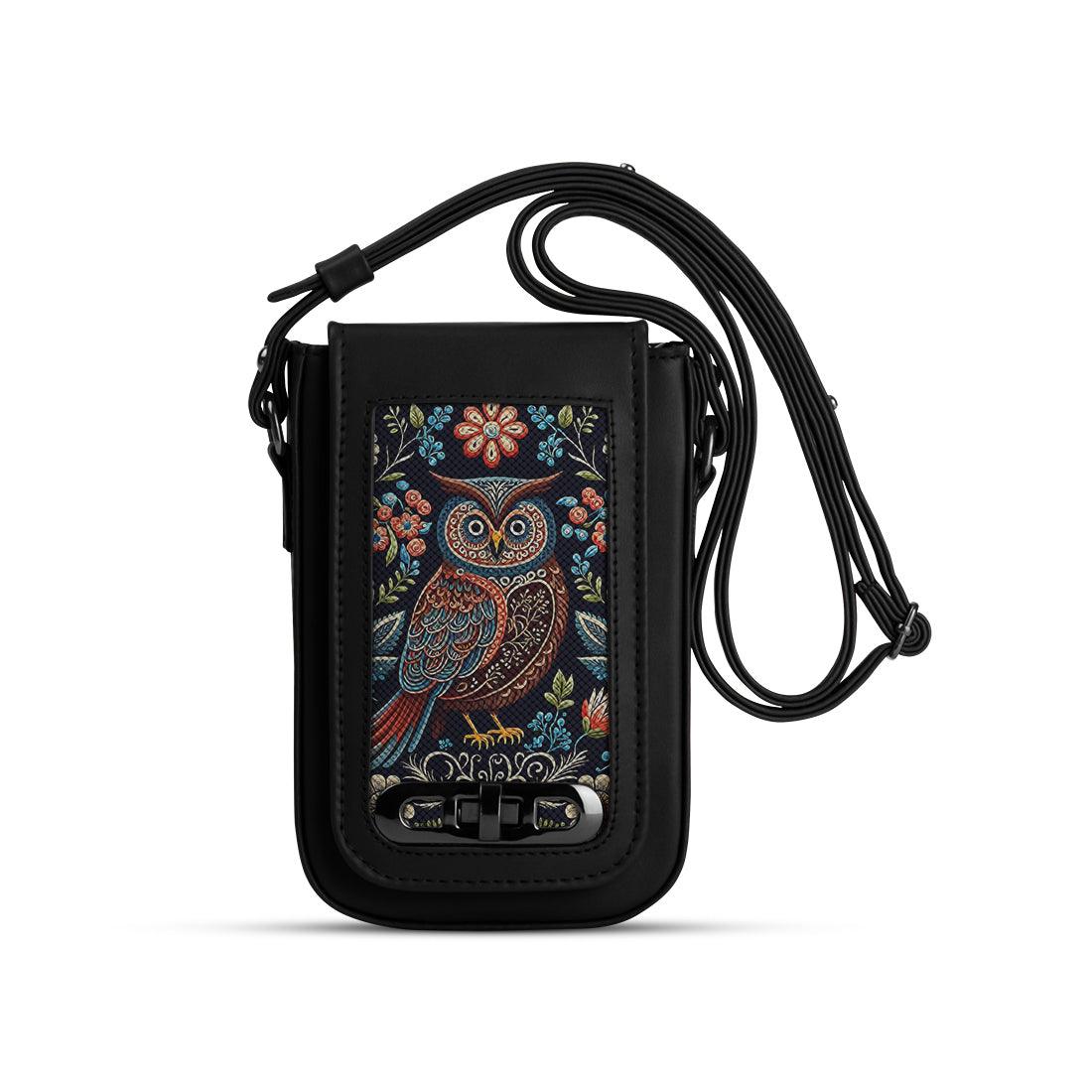 Black Tagged Crossbag Owl - CANVAEGYPT