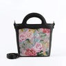 Black Top Handle Handbag Watercolor gentle