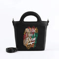 Black Top Handle Handbag be free
