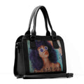 Black Travel Hobo Bag Flamingo Queen