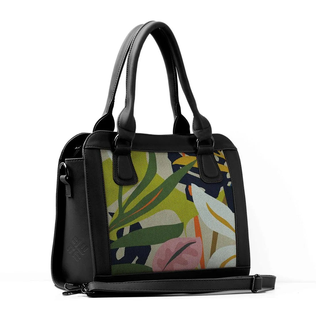 Black Travel Hobo Bag Garden - CANVAEGYPT