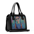 Black Travel Hobo Bag Lilac locks