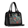 Black Travel Hobo Bag Texture