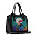 Black Travel Hobo Bag Tropical Bird