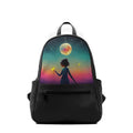 Black Vivid Backpack Touching The Moon