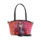Black Wide Tote Bag City girl - CANVAEGYPT