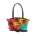 Black Wide Tote Bag Enjoy Summer