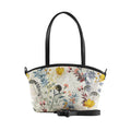 Black Wide Tote Bag Floary