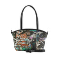 Black Wide Tote Bag Full Wall