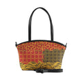 Black Wide Tote Bag Mixed Cheetah