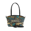 Black Wide Tote Bag Musical