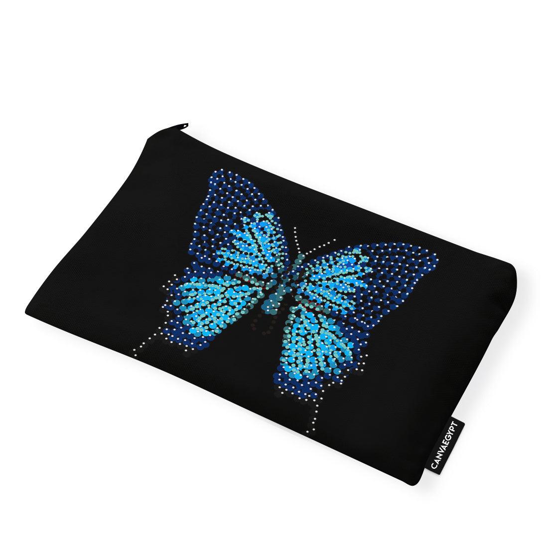 Pouch Blue Butterfly - CANVAEGYPT