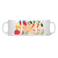 Ceramic Mug Eat Fruits and veggies