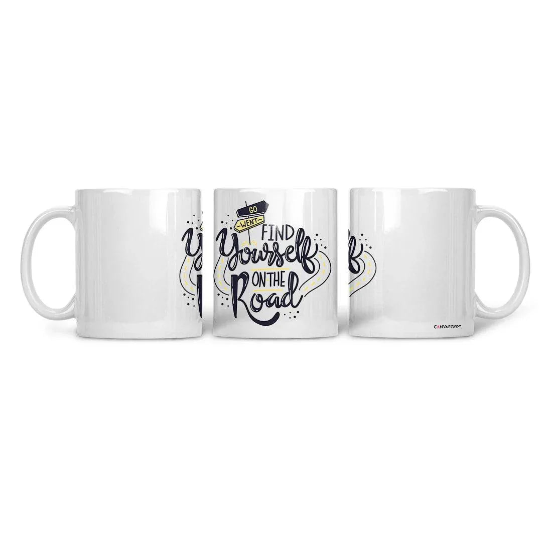 Ceramic Mug Find Yourself - CANVAEGYPT