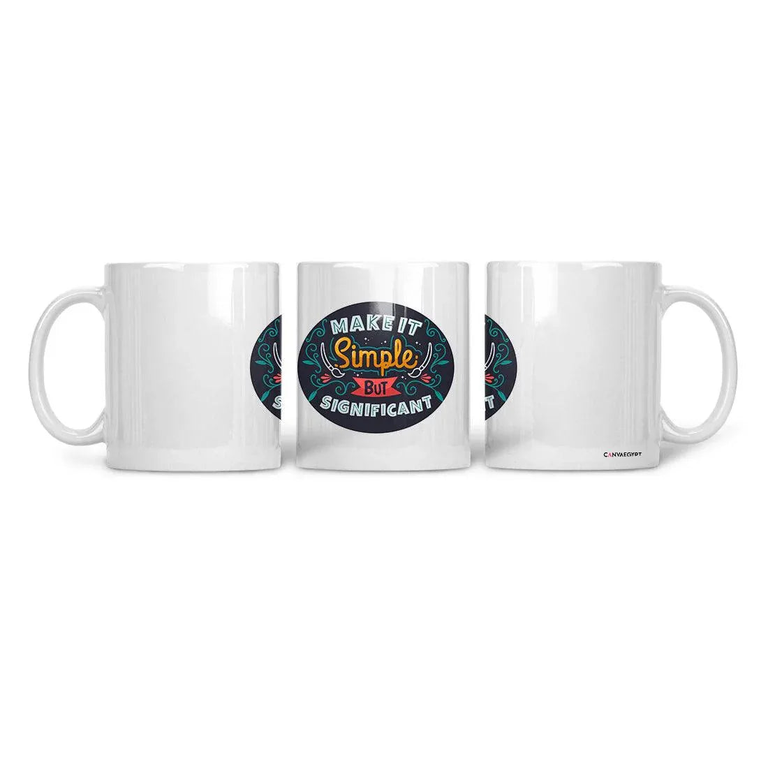 Ceramic Mug Make It Simple - CANVAEGYPT