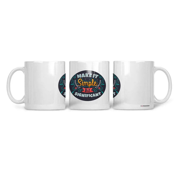 Ceramic Mug Make It Simple - CANVAEGYPT