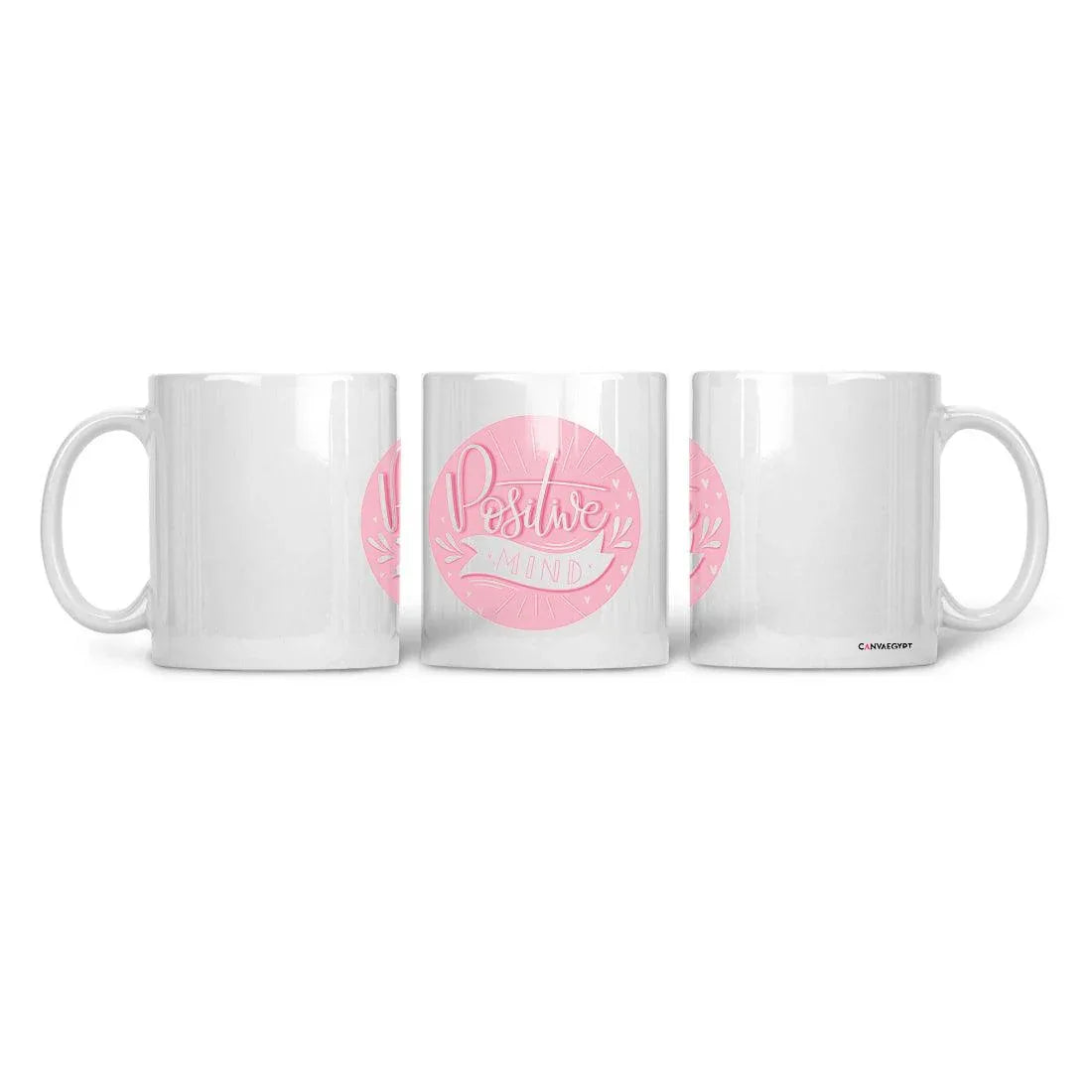 Ceramic Mug Positive Mind - CANVAEGYPT