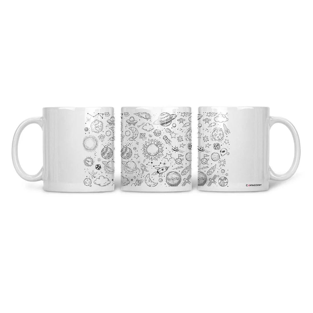 Ceramic Mug Space - CANVAEGYPT
