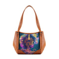 Leather Tote Bag Festival Head