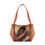 Leather Tote Bag Fighter - CANVAEGYPT