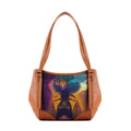 Leather Tote Bag Peaceful