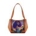 Leather Tote Bag Tranquil Girl